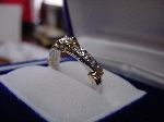 オーダーメイド　婚約指輪　PT900K18ダイヤリング